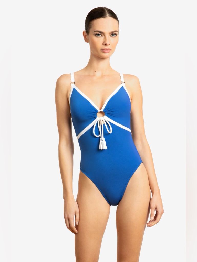Robin Piccone Tierna Keyhole One Piece, Size 10, $178